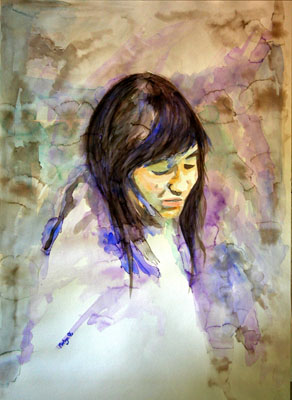 watercolour painting deborahs tree