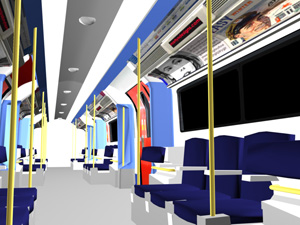 tube train insidw